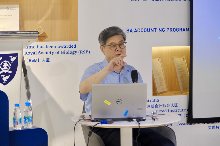 前中国驻法国大使馆公使衔教育参赞与永利学生畅谈全球胜任力人才培养