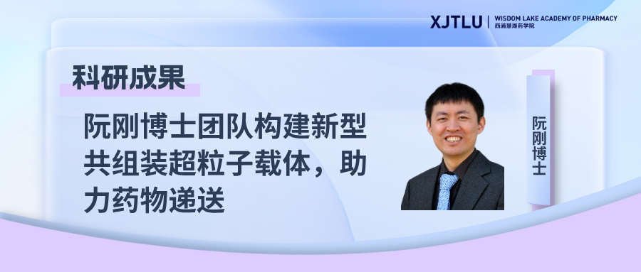 阮刚博士团队构建新型共组装超粒子载体,助力药物递送